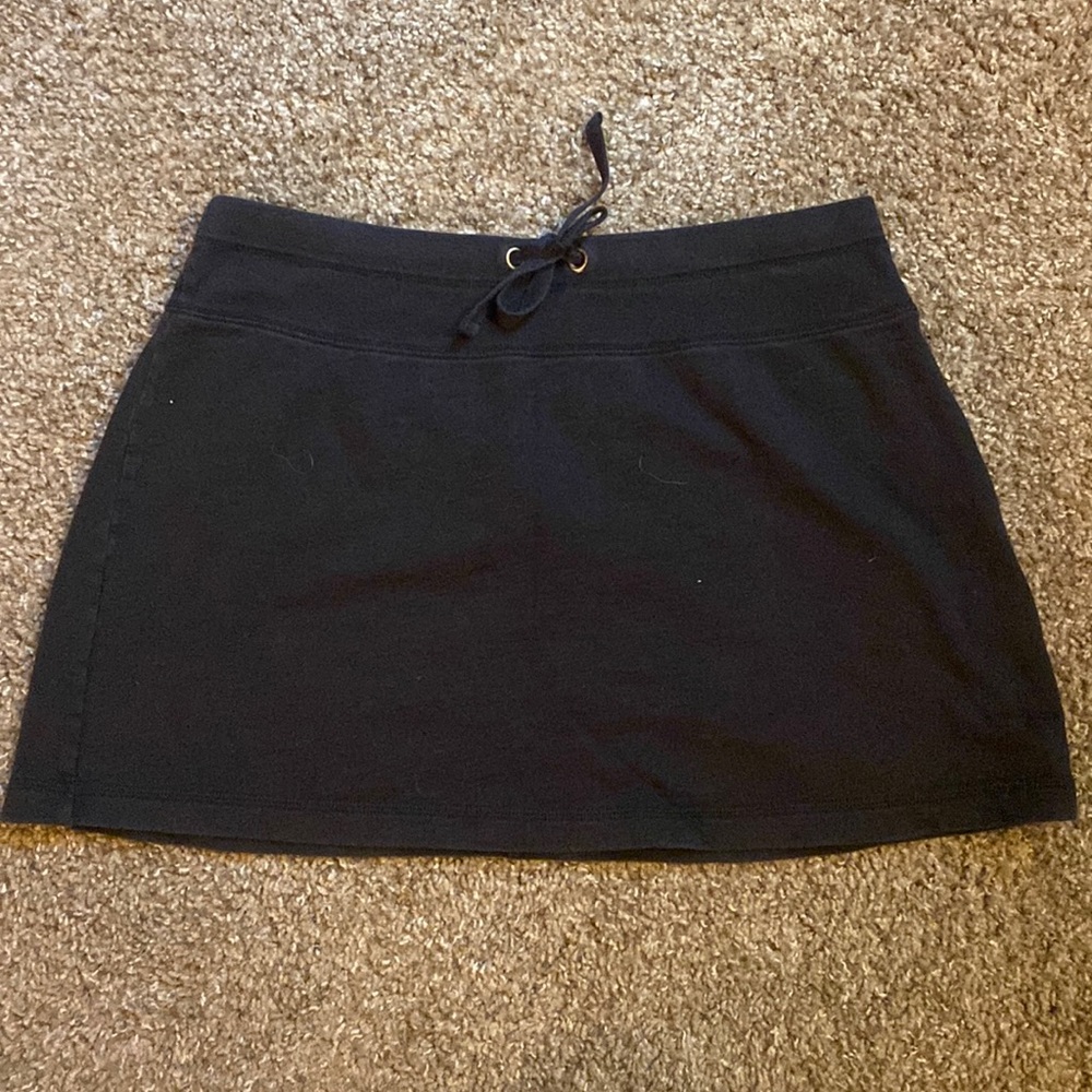Black Mini Tennis Skirt